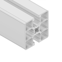 MODULAR SOLUTIONS EXTRUDED PROFILE 45MM X 45MM 2GG SMOOTH SIDES INLINE, CUT TO THE LENGTH OF 1000 MM